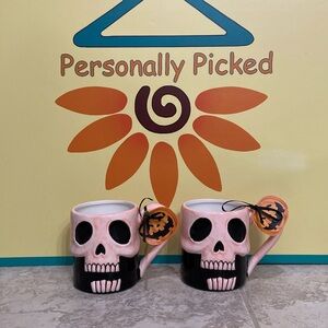 Blue Sky Clayworks SKULL Mug Set